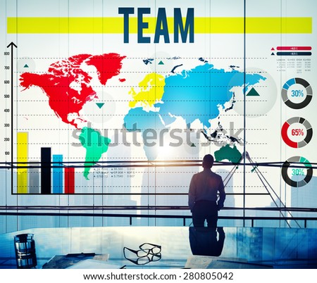 Team Teamwork Cooperation Connection Concept