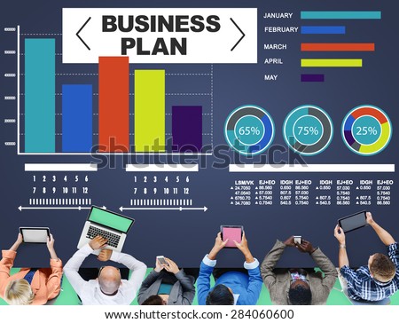Business plan Bar Graph Data Development Information Concept