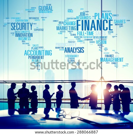 Finanance Security Global Analysis Management Accounting Concept Imagine de stoc © 