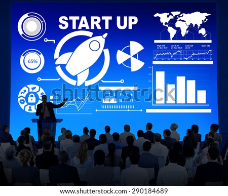 Corporate Business People Start Up Presentation Seminar Concept