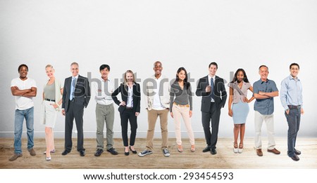Group of Diverse Community Cheerful People Concept