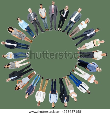 Multiethnic People Community Togetherness Unity Concept