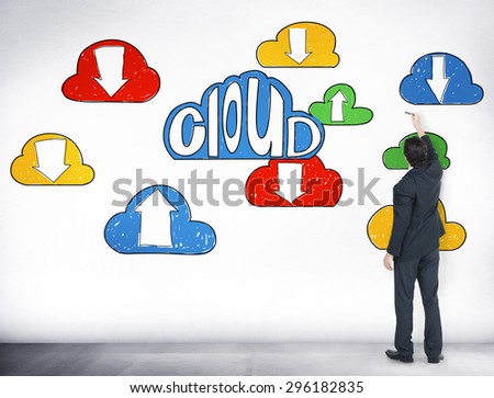 Cloud Link Computing Technology Data Concept