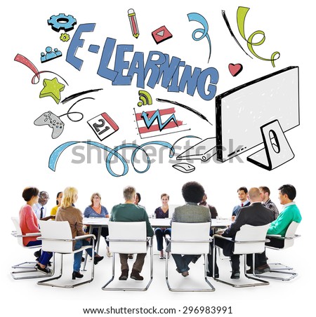 E-learning Education Global Communication Technology Concept