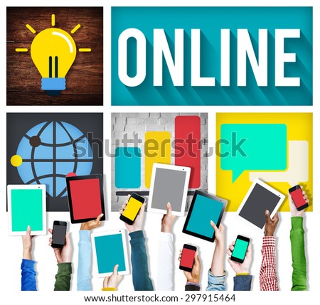Online Social Networking Technology Connection Concept