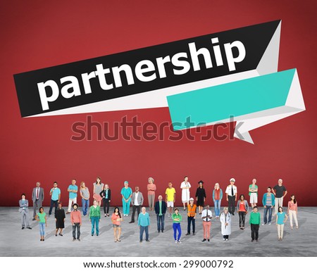 Partnership Teamwork Team Building Organization Concept