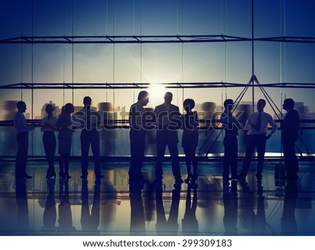 Business People Corporate Meeting Communication Working Office Concept