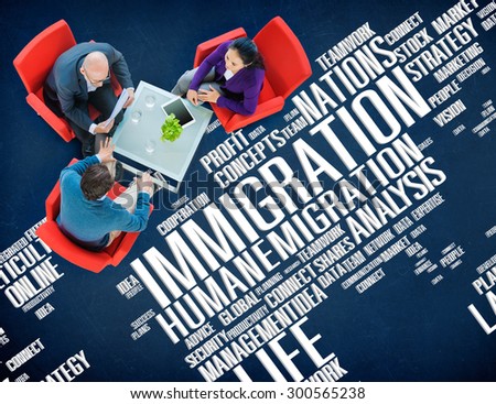 Immigration International Government Law Customs Concept