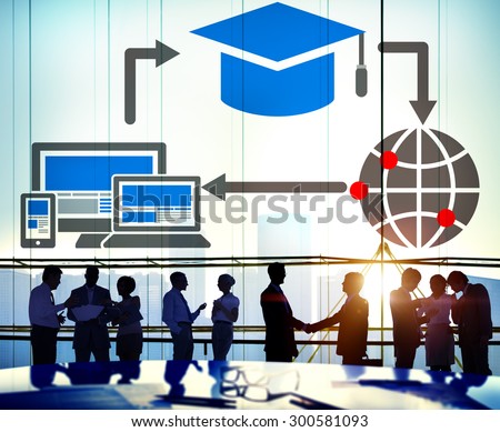 Education Technology Global Online Internet Concept