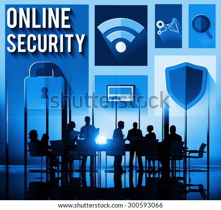 Online Security Protection Password Privacy Data Concept