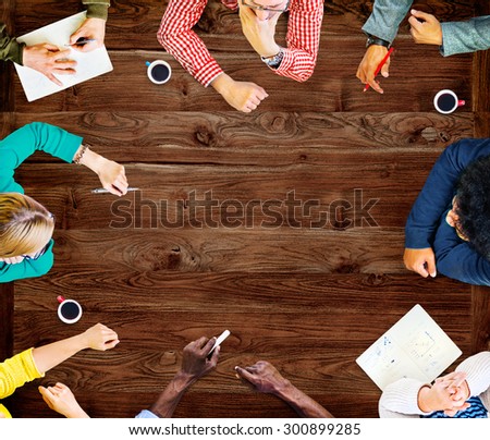 Diverse People Group Meeting Concept