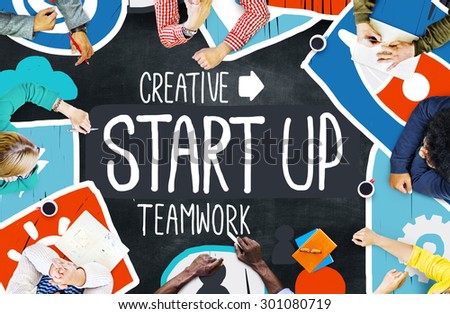 Start Up Launch Growth Success Idea Business Concept