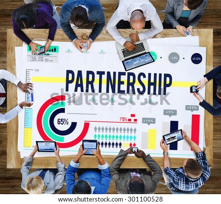 Partnership Teamwork Union Collaboration Agreement Concept