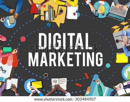Digital Marketing Technology Campaign Concept