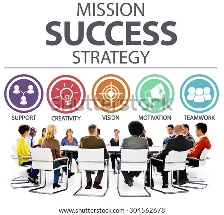 Mission Success Strategy Achievement Strategy Concept