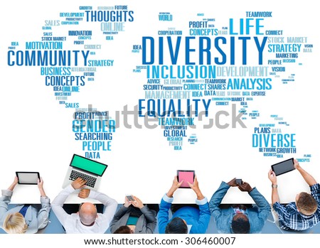 Diversity Community Meeting Business People Concept