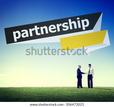 Partnership Teamwork Team Building Organization Concept