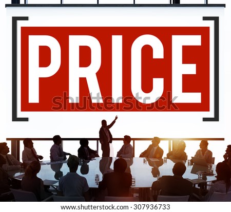 Price Cost Sell Marketing Strategy Concept