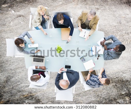 Business People Meeting Corporate Planning Concept