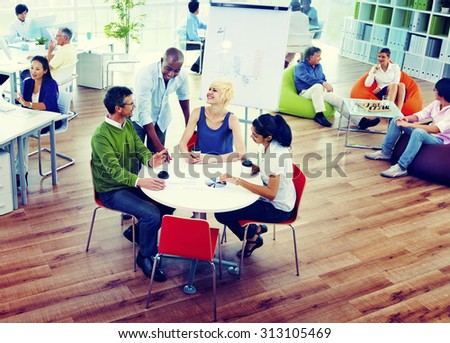 Business People Meeting Team Teamwork Support Concept