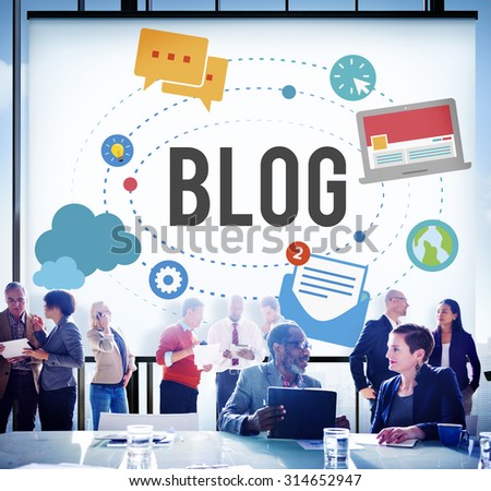 Blog Blogging Media Messaging Social Media Concept