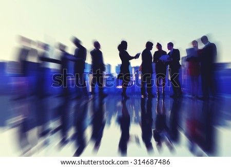 Business People Handshake Deal Collaboration Meeting Concept