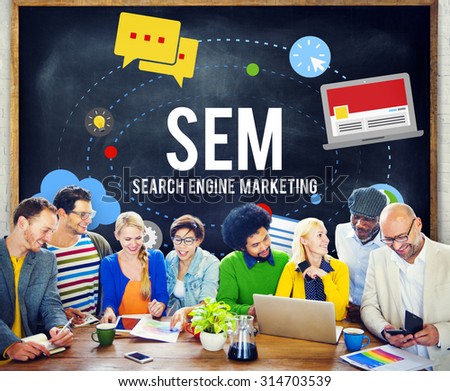 Search Engine Marketing Branding Technology Concept