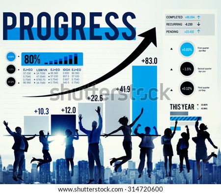 Progress Improvement Development Success Growth Concept