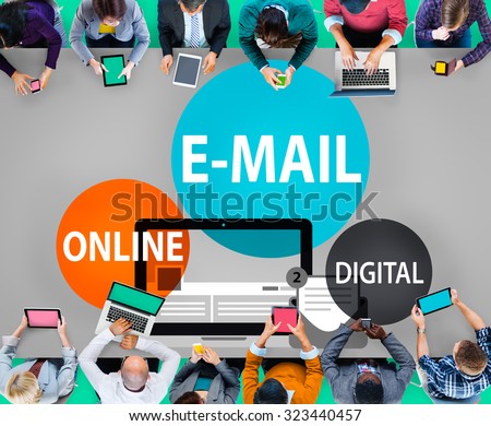 E-mail Online Digital Instant Messaging Concept