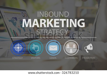 Inbound Marketing Strategy Commerce Online Concept