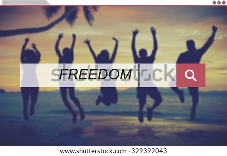 Freedom Free Emancipation Independence Inspiration Concept