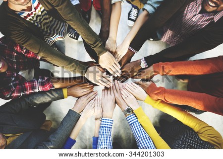 Group of Diverse Hands Together Joining Concept Stock foto © 