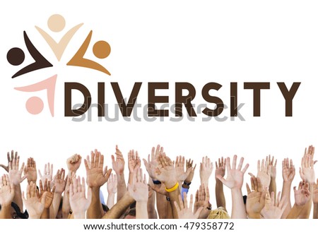 Similar – Image, Stock Photo Hand raised in support for lgbtq+ community with rainbow flag painted on the wrist