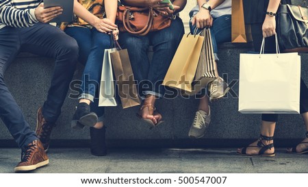 Group Of People Shopping Concept Сток-фото © 