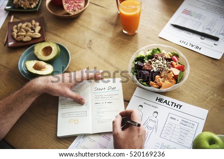 Healthy Lifestyle Diet Nutrition Concept Stock foto © 