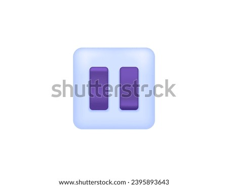 3D switches. Electronic components that function to disconnect and connect amperage. two buttons or switches. icon or symbol. Realistic and minimalist 3D design. graphic elements. Vector