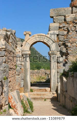 Arch ruins from Ephesus, Turkey