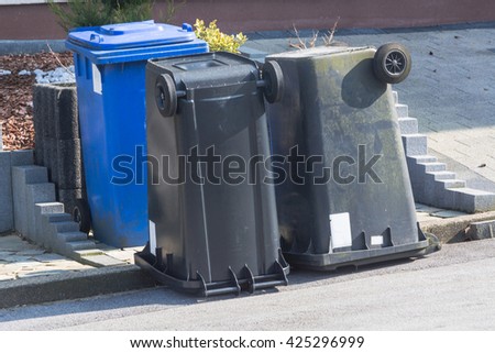 Similar – Image, Stock Photo the three tons Trash