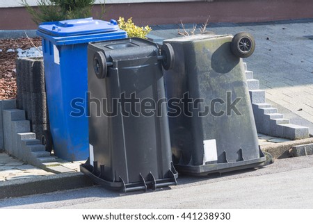 Similar – Image, Stock Photo the three tons Trash