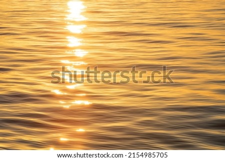 Similar – Image, Stock Photo sunset on water surface