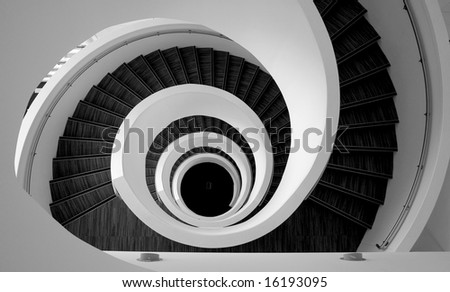 Similar – Foto Bild Wendeltreppe mit Schwindelgefühl