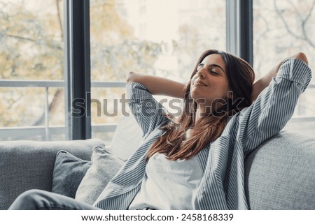 Similar – Image, Stock Photo from behind | hand in hand
