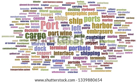 Similar – Image, Stock Photo Backbord eines Containerschiffes mit Lotsenleiter