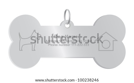 Vector identity tags for dog