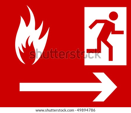 Emergency Fire Exit Door And Exit Door (Jpg) Stock Photo 49894786 ...