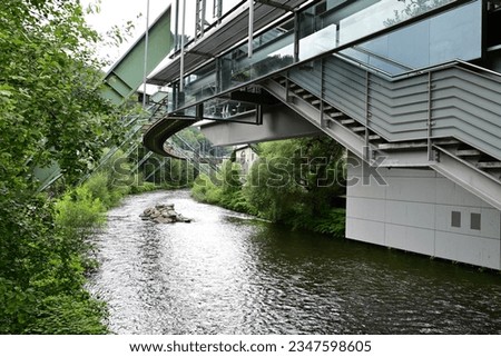 Similar – Image, Stock Photo over the Wupper City trip