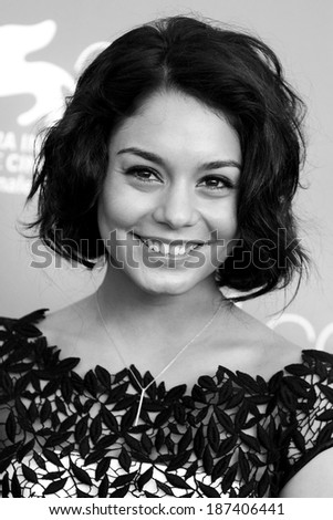 VENICE, ITALY - SEPTEMBER 05: Actress Vanessa Hudgens attends \'Spring Breakers\' photo-call at the 69th Venice Film Festival on September 5, 2012 in Venice, Italy.