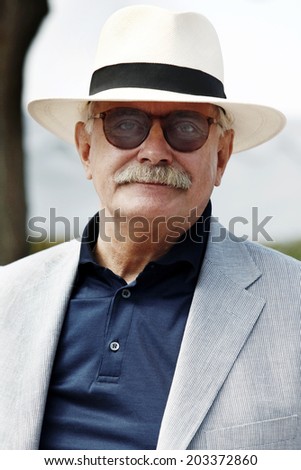 CANNES, FRANCE - MAY 22: Director Nikita Mikhalkov attends \'The Exodus - Burnt By The Sun 2\' Photo-call during the 63rd Cannes Film Festival on May 22, 2010 in Cannes, France