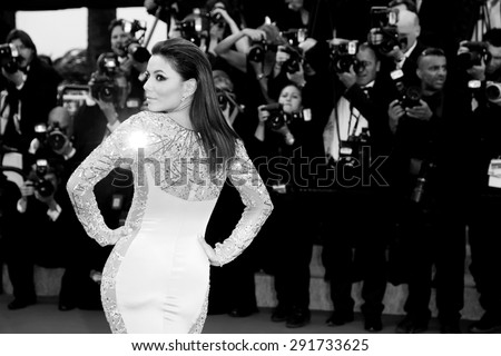 CANNES, FRANCE- MAY 18: Actress Eva Longoria attends the Premiere of \'Inside Out\' during the 68th Cannes Film Festival on May 18, 2015 in Cannes, France.