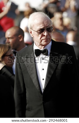 CANNES, FRANCE- MAY 20: Michael Caine attends the \'Youth\' Premiere during the 68th Cannes Film Festival on May 20, 2015 in Cannes, France.